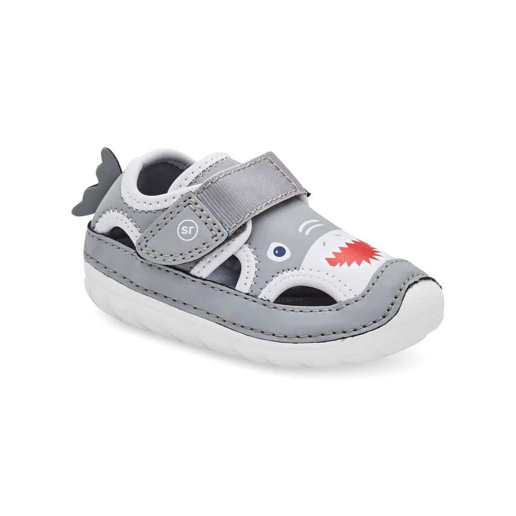 Stride Rite Splash Shark Grey Toddler Sandals GoldenBug
